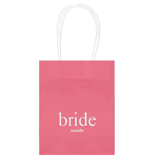 Big Word Bride Mini Twisted Handled Bags
